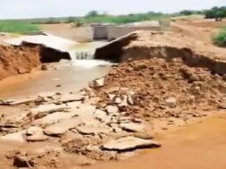 Narmada branch canal broke KUTCH