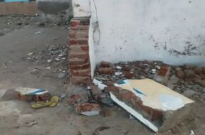 School wall collapsed-1