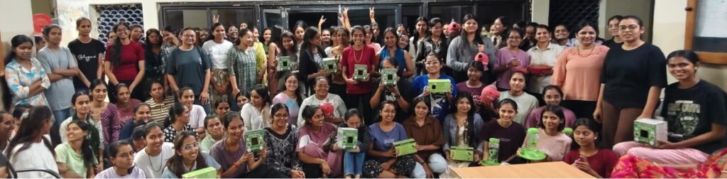 Arham Yuva Seva Group carries out life-saving work in the girls' hostel of Kutch University