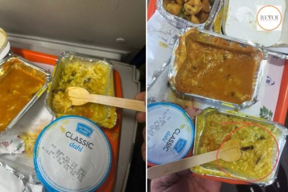 Insects found in Vande Bharat train food