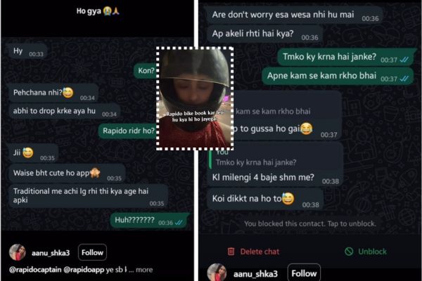 રેપિડો બુક કરાવવાનાં જોખમ, જાણો એક બદમાશ રેપિડો ડ્રાઈવરે યુવતીને શું કહ્યું?