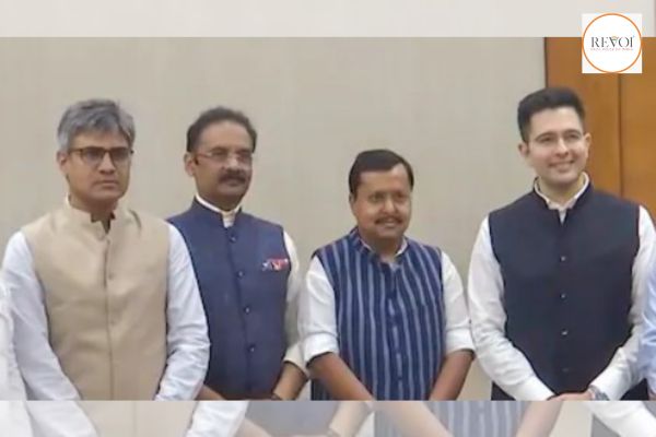Raghav Chadha, Sandeep Pathak and Ashok Mittal join BJP