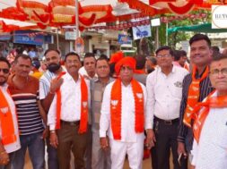 BJP’s nomination rally in Modasa. report and picture by Hemant Parmar