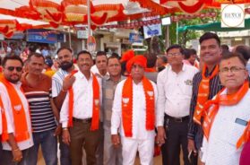 BJP’s nomination rally in Modasa. report and picture by Hemant Parmar