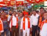 BJP’s nomination rally in Modasa. report and picture by Hemant Parmar