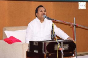 A program was organized at BAOU through ‘Samta Swaranjali’ with Padma Shri Hemant Chauhan