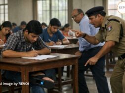 Student came to give JEE Mains exam with mobile hidden in slippers