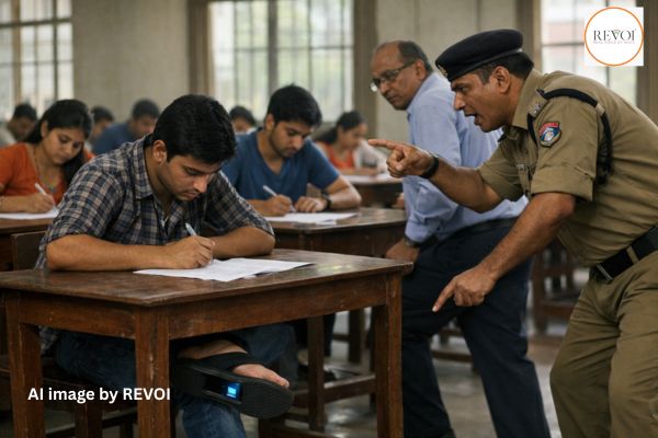 JEE મેઈન્સની પરીક્ષા આપવા ભાઈ ચપ્પલમાં મોબાઈલ સંતાડીને આવ્યો અને પછી…