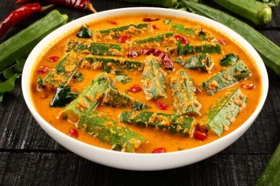 bhindi kadhi