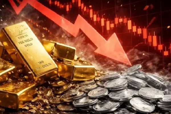 ભારતીય શેરબજારમાં કડાકો, સોના-ચાંદીના ભાવમાં પણ ઘટાડો