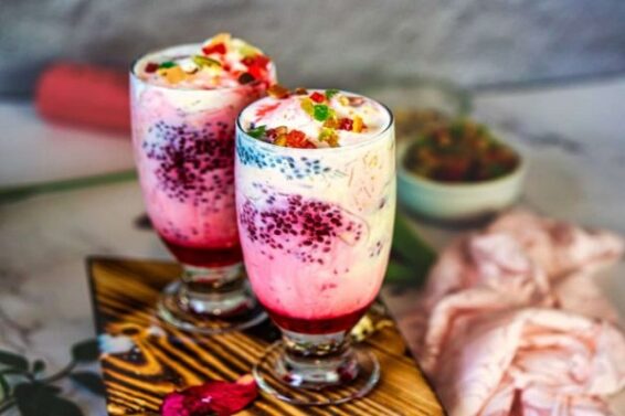 rose faluda recipe