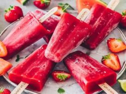 watermelon coconut popsicle