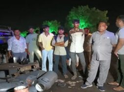 Accident, Rajkot highway