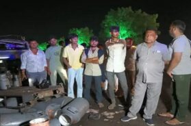 Accident, Rajkot highway
