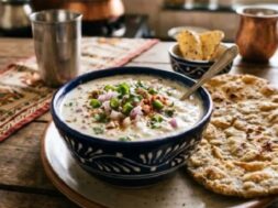 Creamy yogurt onion chutney