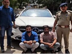 Drunk driver caught in car