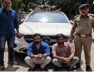 Drunk driver caught in car
