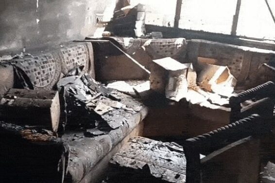 Fire, jivraj park,AHD