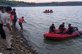 Kakrapar dam,drowned