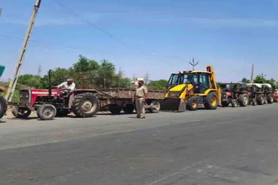 Line of tractors for diesel