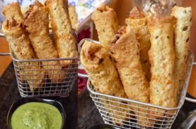 Paneer Papad Roll