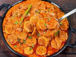 Rajasthani Besan Gatta vegetable