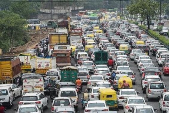 Traffice jaam. surat