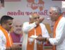 Top Gujarat BJP leaders celebrate Bengal victory with rasgulla