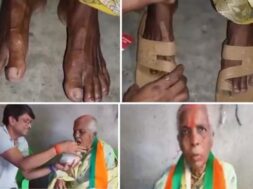This woman worker of BJP had taken a vow not to wear slippers 28 years ago