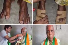 This woman worker of BJP had taken a vow not to wear slippers 28 years ago