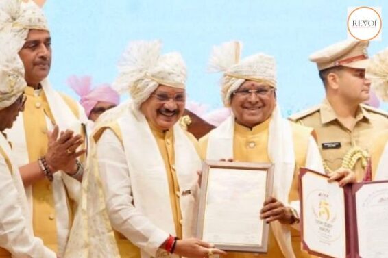 Khedana MP Devusingh Chauhan awarded honorary doctorate degree by LNCT University, Bhopal