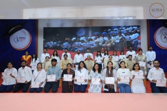 The eleventh annual convocation ceremony of Dr. Babasaheb Ambedkar Open University was held