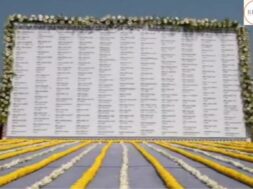 List of 321 martyred BJP workers placed at the swearing-in ceremony venue