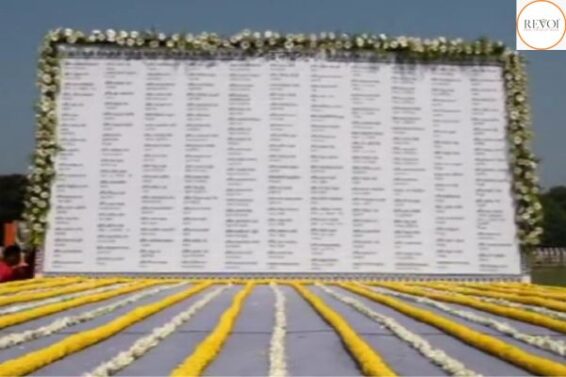 List of 321 martyred BJP workers placed at the swearing-in ceremony venue