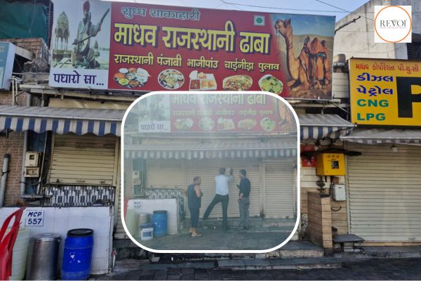 Pre-monsoon operation: AMC seals shop in Shahibaug that dumped food waste in catch pit