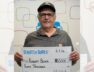 Who does this brother who won the lottery 18 times credit for his luck?