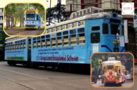 Shubhendu Sarkar resumes tram service in Kolkata
