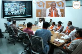 12 years of Modi government: A virtual meeting was held under the chairmanship of Jagdishbhai Vishwakarma
