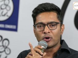Eggs were thrown at TMC MP Abhishek Banerjee, slogans of thieves were shouted