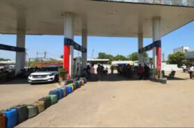 long lines for diesel