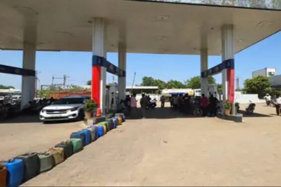 long lines for diesel