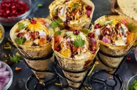 papad con chaat