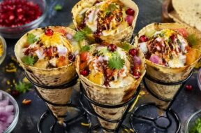 papad con chaat