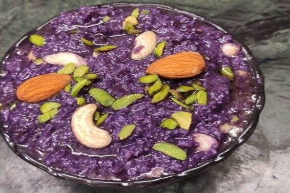 Jamun Semolina Halwa