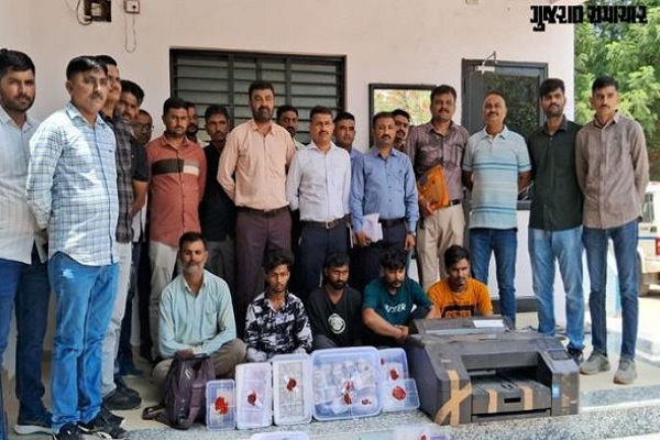 અમદાવાદમાં રૂપિયા 28.94 લાખની નકલી નોટ્સ સાથે 6 આરોપી પકડાયા