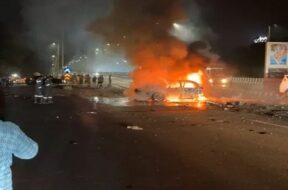 Car fire,