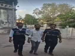 Caught taking bribe