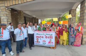Congress rally. Surendranagar