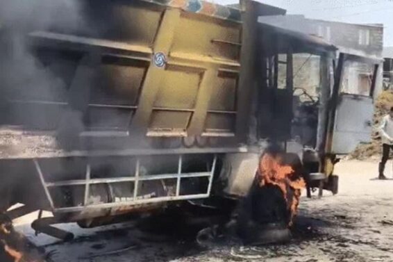 Dumper fire