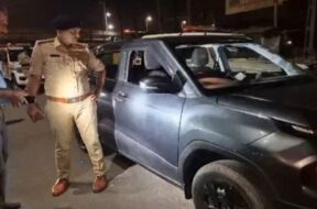 Firing on a businessman,baroda